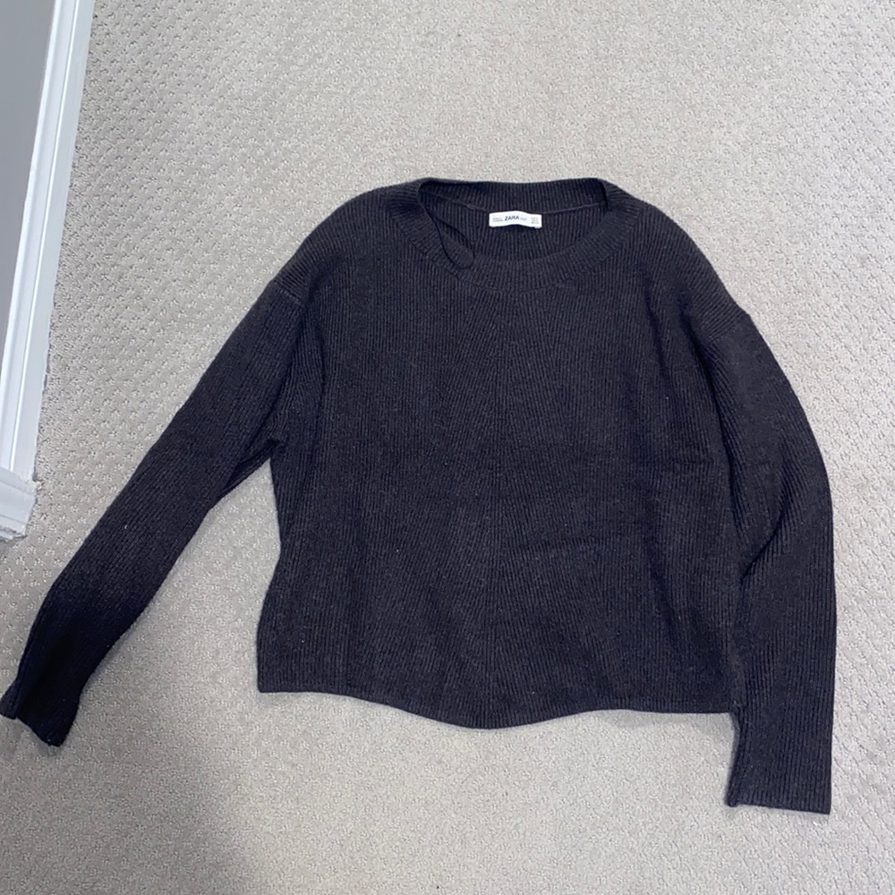 Zara grey knit